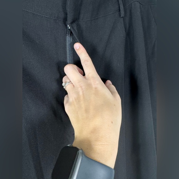 NWT Cider Wide Leg Black Dress Pants Trousers Womens Plus Size 3XL - Picture 4 of 10